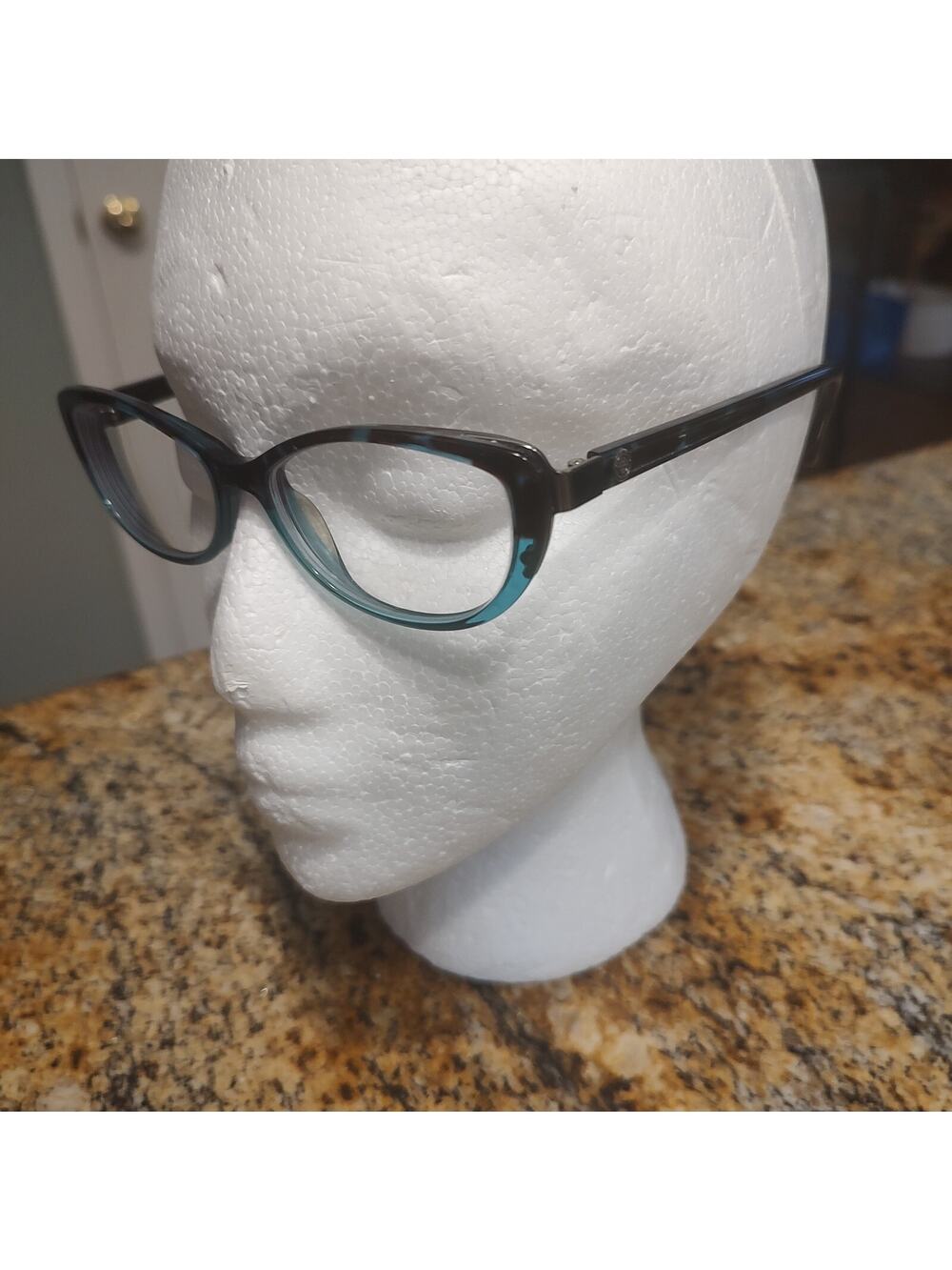 Leon Max 4010 ZYLOWARE 165 Eyeglasses Frames Blue Grey Round Cat Eye 54-16-135